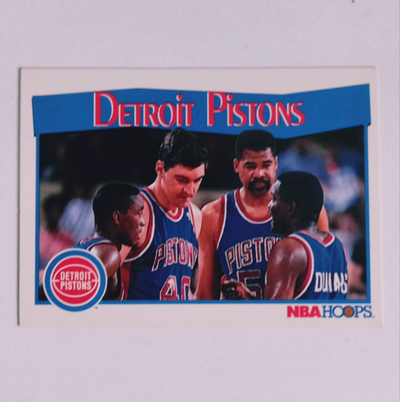 DETROIT PISTONS Hoops 1991