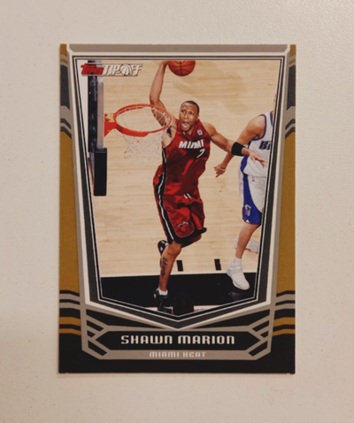 SHAWN MARION Topps Tip Off 2009 Numerada