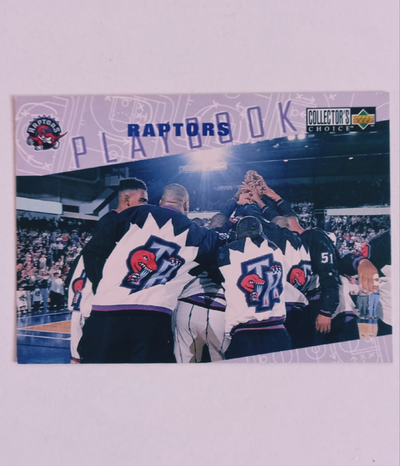 TORONTO RAPTORS Upper Deck 1996 Playbook