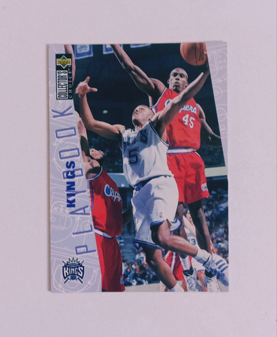 SACRAMENTO KINGS Upper Deck 1996 Playbook