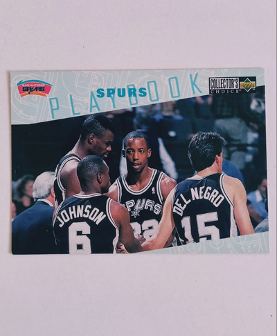 SAN ANTONIO SPURS Upper Deck 1996 Playbook