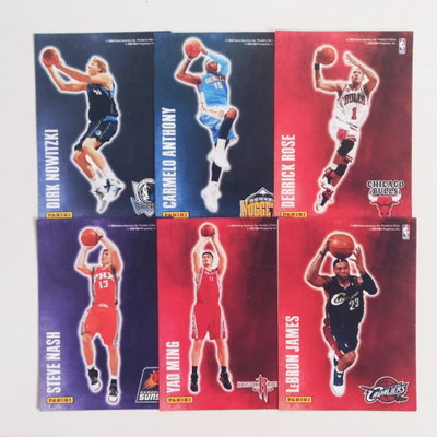 LOTE # 2 JUGADORES NBA STICKERS Panini