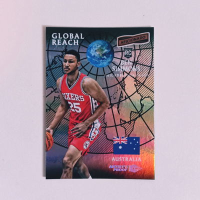 BEN SIMMONS Panini Aficionado 2017 Rookie