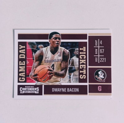 DWAYNE BACON Panini Draft Pick Contenders 2017 