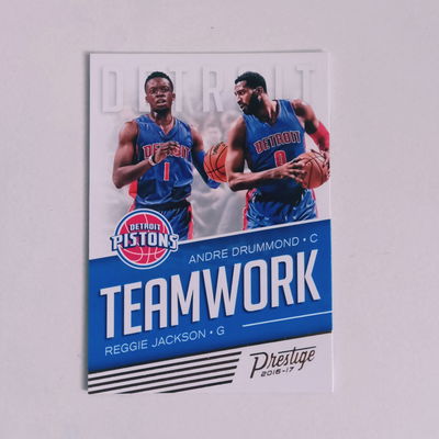 REGGIE JACKON / ANDRE DRUMMOND Panini Prestige 2016