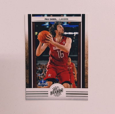 PAUL GASOL Panini Season Update 2010