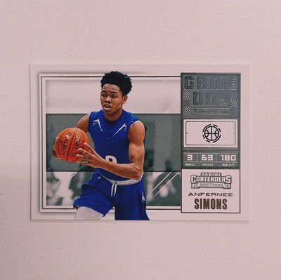 ANFERNEE SIMONS Panini Draft Pick Contenders 2018