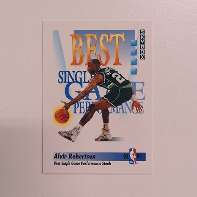 ALVIN ROBERTSON Skybox 1991