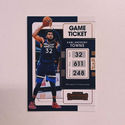 KARL ANTHONY TOWNS Panini Contenders 2022