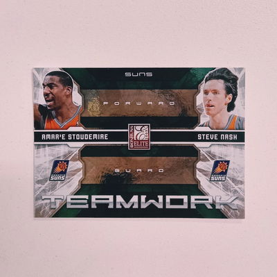STEVE NASH / AMARE STOUDEMIRE Panini Donruss Elite 2010