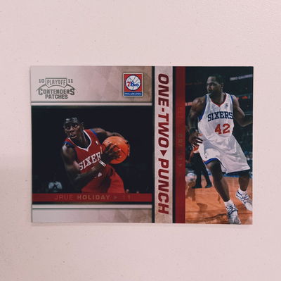 JRUE HOLIDAY / ELTON BRAND Panini Contenders 2010