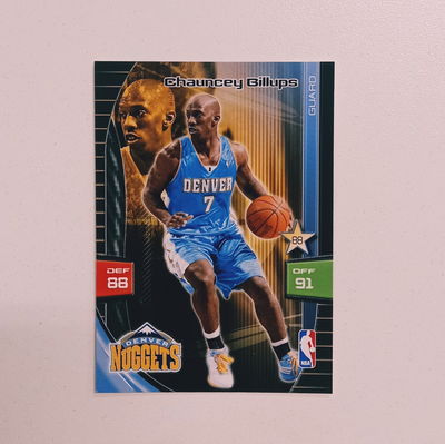 CHAUNCEY BILLUPS Panini Adrenalyn 2009