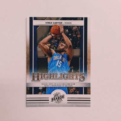 VINCE CARTER Panini Season Update 2010