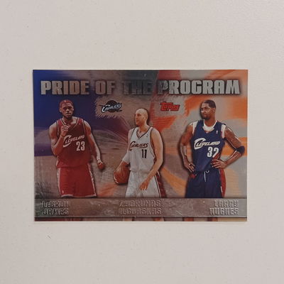 LEBRON JAMES/ZYDRUNAS ILGAUSKAS/LARY HUGHES Topps 2006