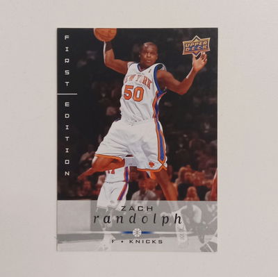 ZACH RANDOLPH Upper Deck First Edition 2008
