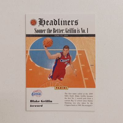 BLAKE GRIFFIN Panini 2009 Rookie