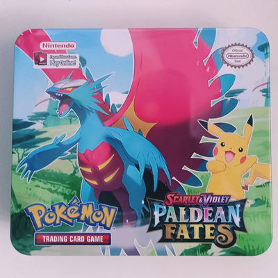 POKEMON SCARLET & VIOLET PALDEAN FATES BIG TIN