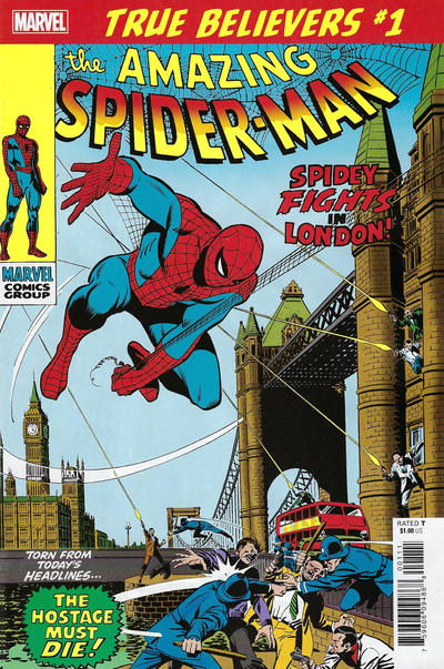 TRUE BELIEVERS SPIDER-MAN SPIDEY FIGHTS IN LONDON