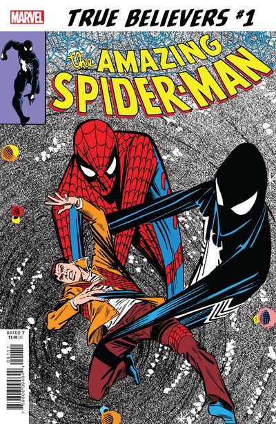 TRUE BELIEVERS SINISTER SECRET SPIDER-MAN'S NEW COSTUME