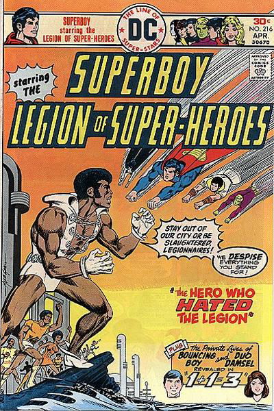 SUPERBOY AND THE LEGION OF SUPER-HEROES # 216
