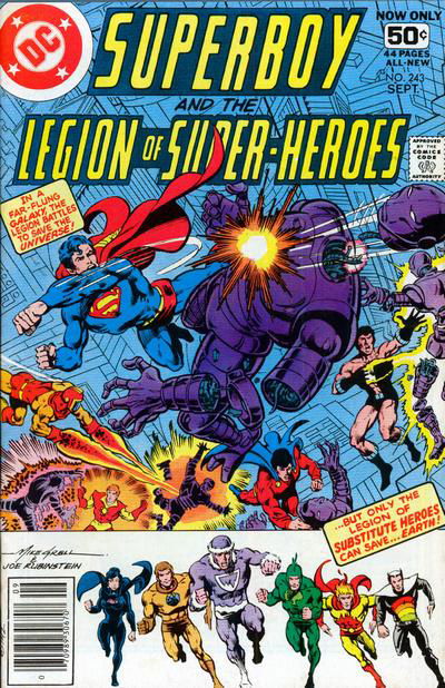 SUPERBOY AND THE LEGION OF SUPER HEROES # 243