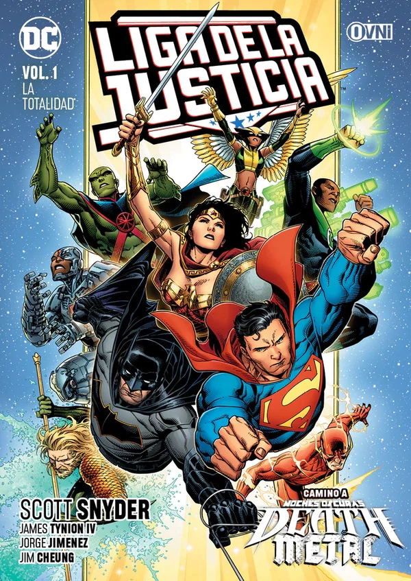 LIGA DE LA JUSTICIA DE SNYDER Vol 1 y 2 Ovni Press