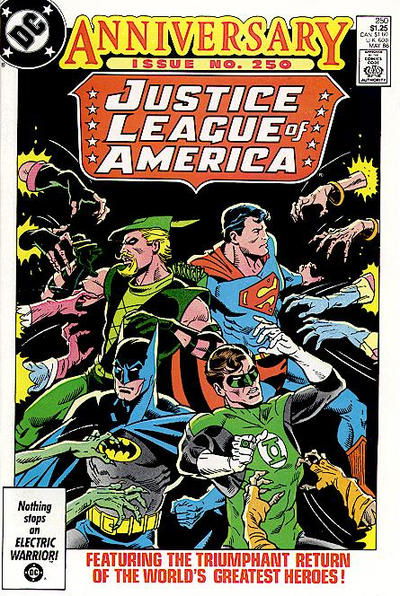 JUSTICE LEAGUE OF AMERICA # 250