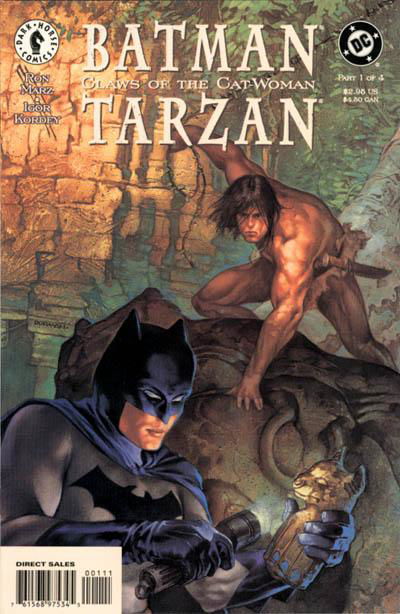 BATMAN TARZAN CLAWS OF THE CATWOMAN # 1 a 4