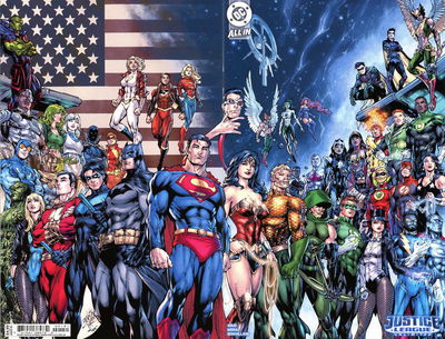 JUSTICE LEAGUE UNLIMITED # 1 Variant Cvr