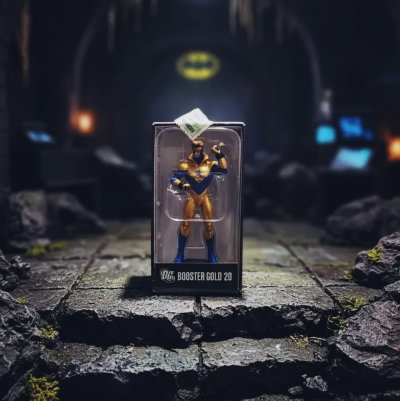 DC SUPER HERO FIGURINE BOOSTER GOLD (Ed Limitada Plomo)
