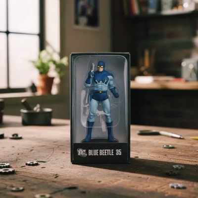 DC SUPER HERO FIGURINE BLUE BEETLE (Ed Limitada Plomo)