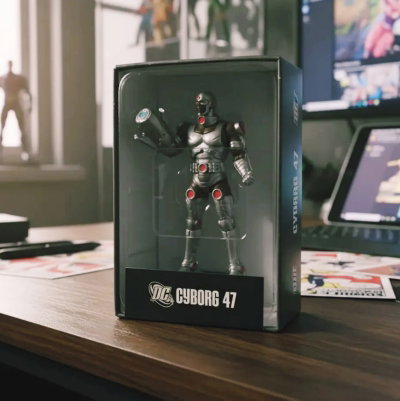 DC SUPER HERO FIGURINE CYBORG (Ed Limitada Plomo)
