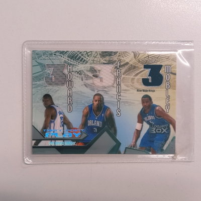 DWIGHT HOWARD/STEVE FRANCIS/CUTTINO MOBLEY Topps Luxury 2005