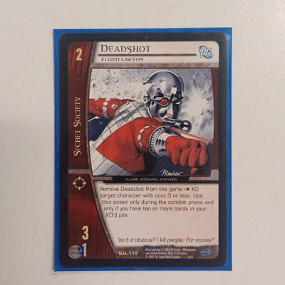 DEADSHOT Vs System Upper Deck