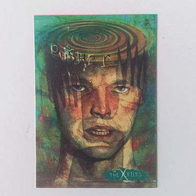 X-FILES VHS PROMO CARD: PUSHER