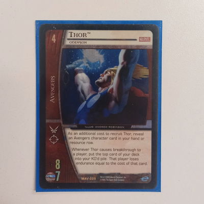 THOR Vs System Upper Deck