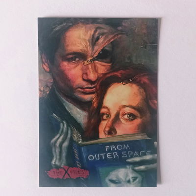 X-FILES VHS PROMO CARD: JOSE CHUNG´S FROM OUTER SPACE