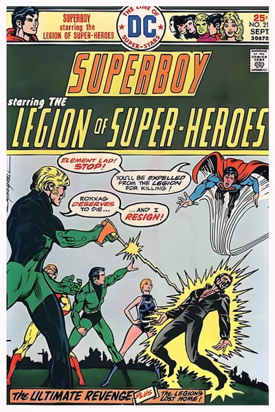 SUPERBOY AND THE LEGION OF SUPER-HEROES # 211