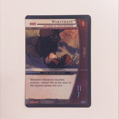 WOLVERINE Vs System Upper Deck