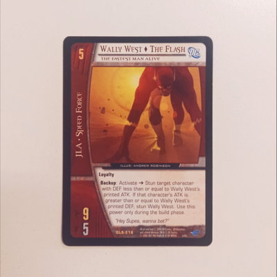 FLASH - WALLY WEST Vs System Upper Deck