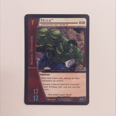 HULK Vs System Upper Deck