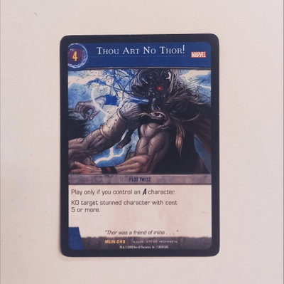 THOU ART NOT THOR Vs System Upper Deck