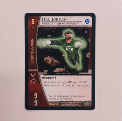 GREEN LANTERN HAL JORDAN Vs System Upper Deck