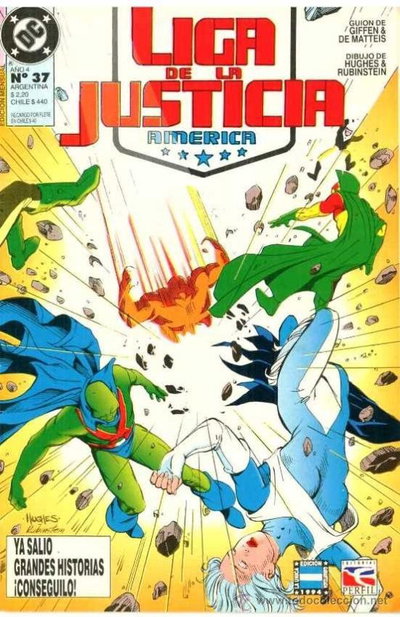 LIGA DE LA JUSTICIA # 37 Perfil