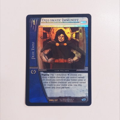 DIPLOMATIC IMMUNITY Vs System Upper Deck