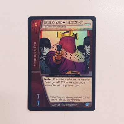 BARON ZEMO Vs System Upper Deck