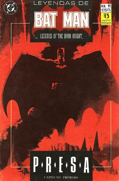 LEYENDAS DE BATMAN # 11 a 15 Zinco