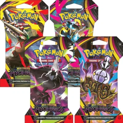 POKEMON: PITCH BLACK SLEEVED BOOSTER PACK
