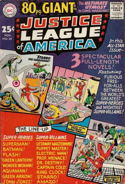 JUSTICE LEAGUE OF AMERICA # 39