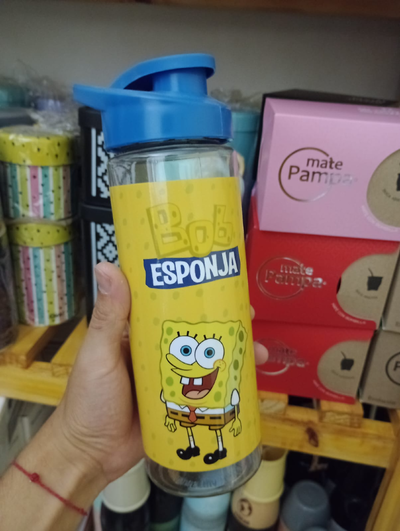 Botella con diseño con tapa 750ml